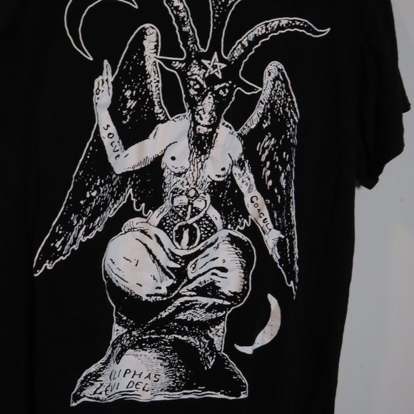 {Donation Sale} Rob Zombie x Killstar, Baphomet Limited Edition Tee 2XL - Picture 7 of 13